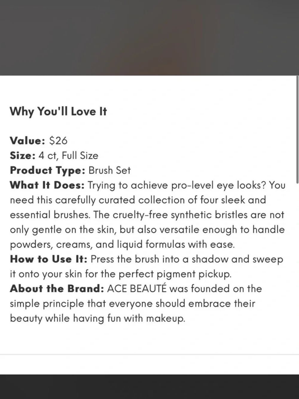 Ace Beaute professional orange